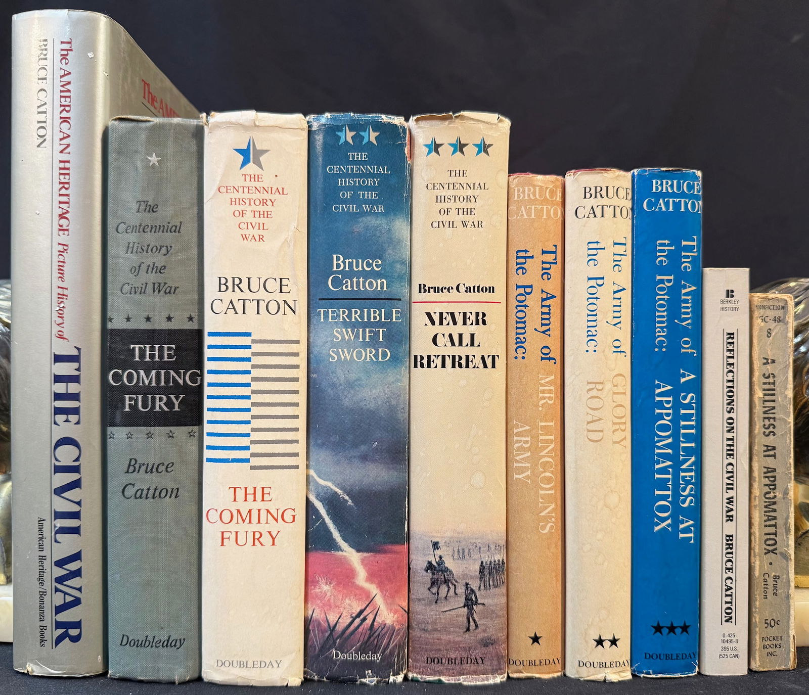 BRUCE CATTON CIVIL WAR BOOK SET, 8+2 VOLUMES (1 of 2)