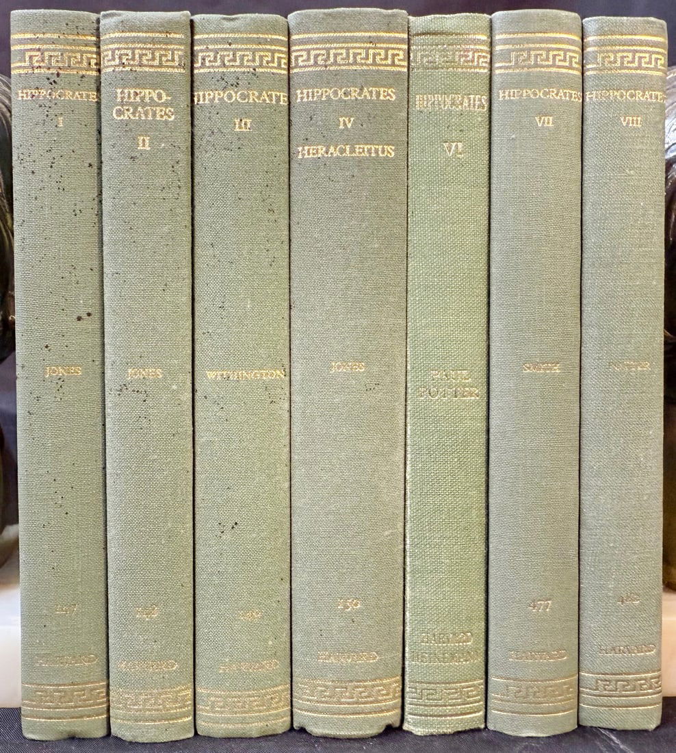 THE LOEB CLASSICAL LIBRARY BY HARVARD UNIVERSITY, HIPPOCRATES, 7 VOLUMES (1 of 7)