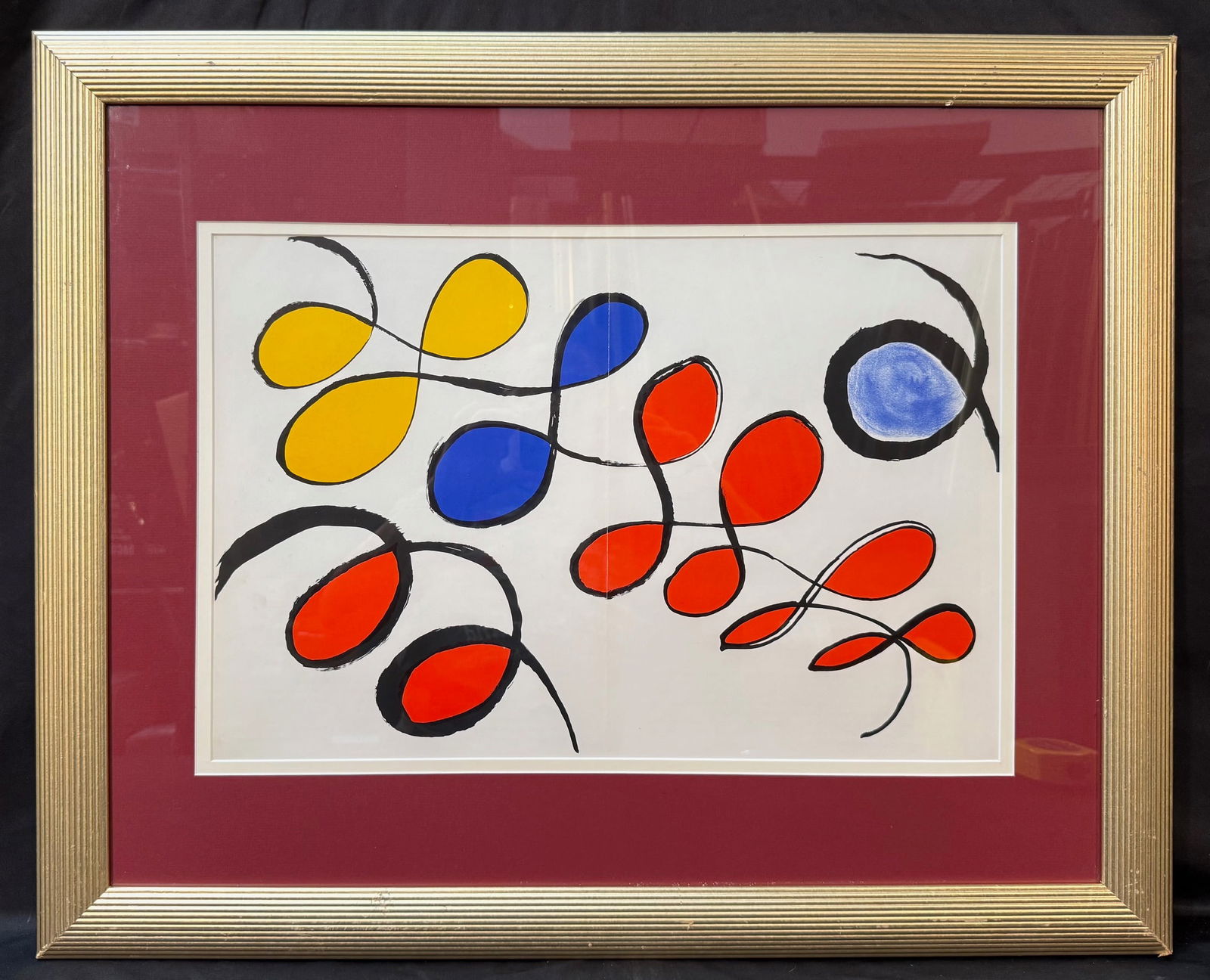 ALEXANDER CALDER (1898-1976) ORIGINAL LITHOGRAPH TITLED L’INFINI, 26IN x 32IN (66cm x 81cm) (1 of 4)