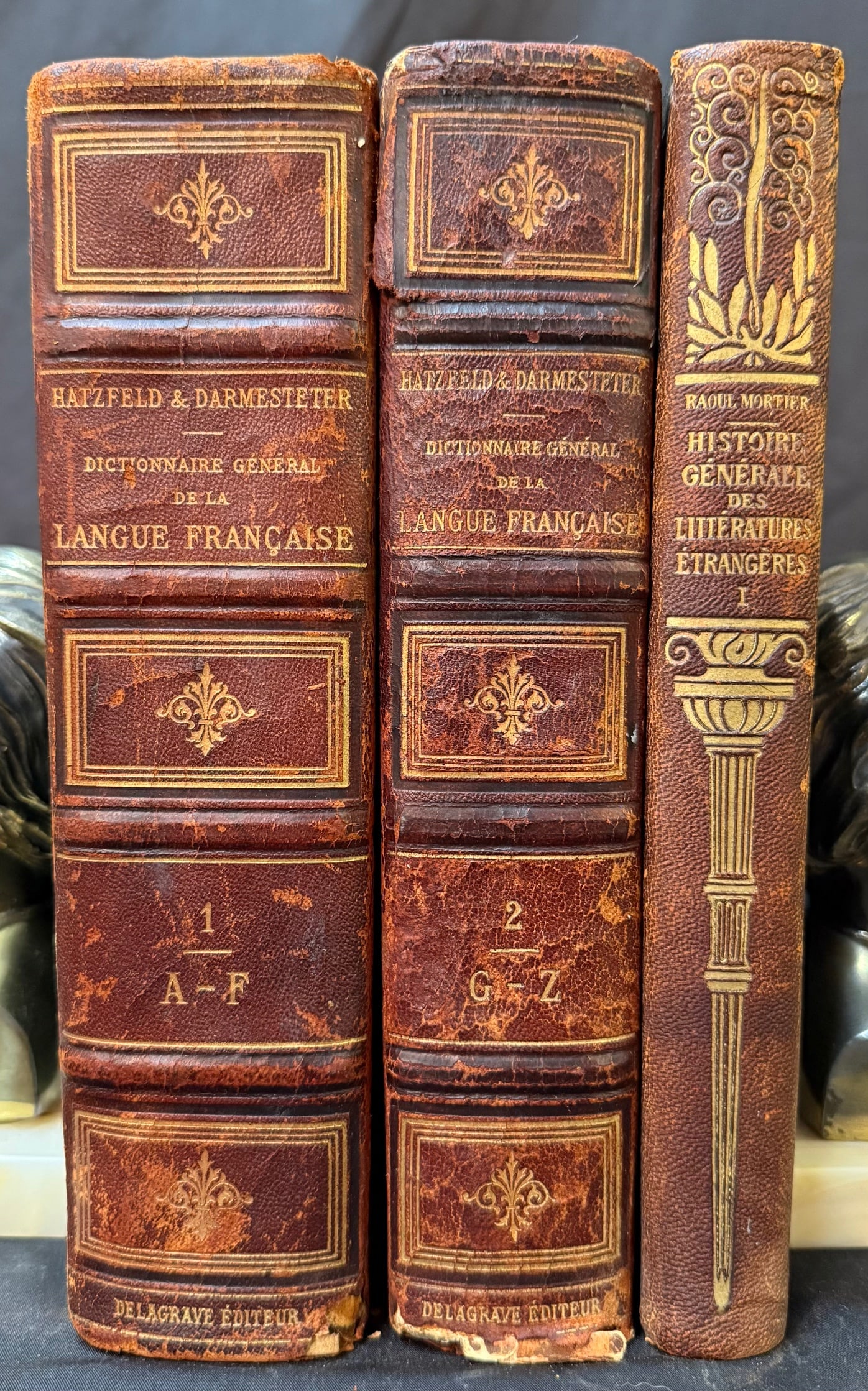 FRENCH ACADEMIC REFERENCE WORKS, 3 VOLUMES (1 of 7)