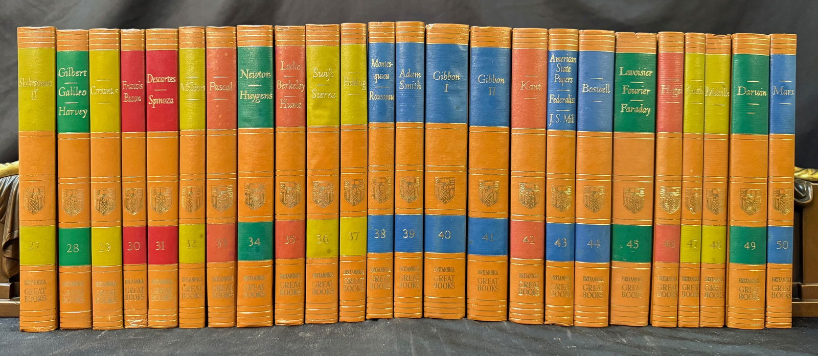 GREAT BOOKS OF THE WESTERN WORLD BY THE UNIVERSITY OF CHICAGO, ENCYCLOPEDIA BRITANNICA, 24 VOLUMES, (1 of 8)