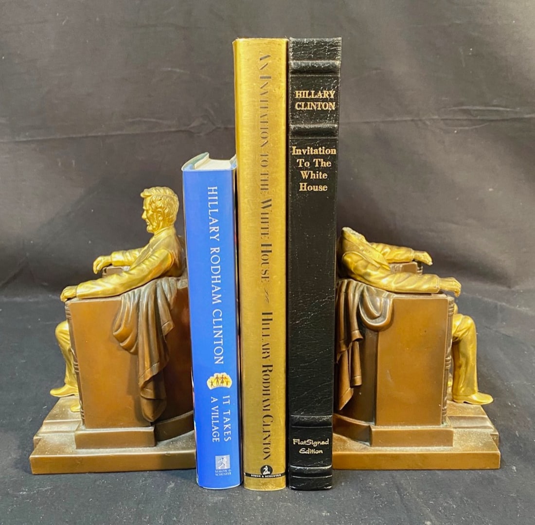 HILLARY RODHAM CLINTON BOOK SET – 3 AUTOGRAPHED VOLUMES (1 of 8)