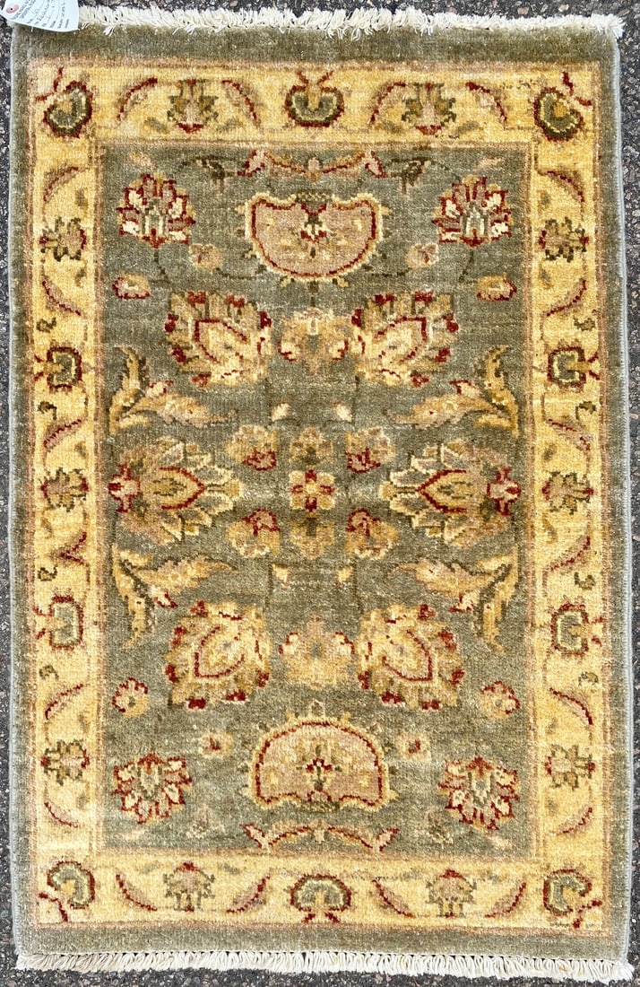 PESHAWAR HAND KNOTTED RUG, 2.0 x 3.1 (61cm x 94cm) (1 of 3)