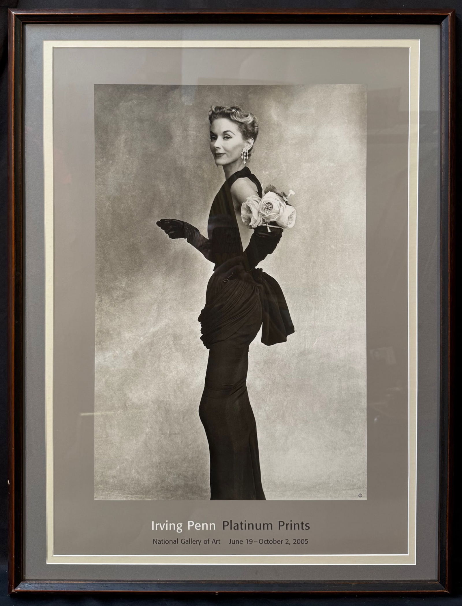 ORIGINAL IRVING PENN (1917-2009) ART EXHIBITION POSTER FOR IRVING PENN: PLATINUM PRINTS, 25.5IN x (1 of 6)