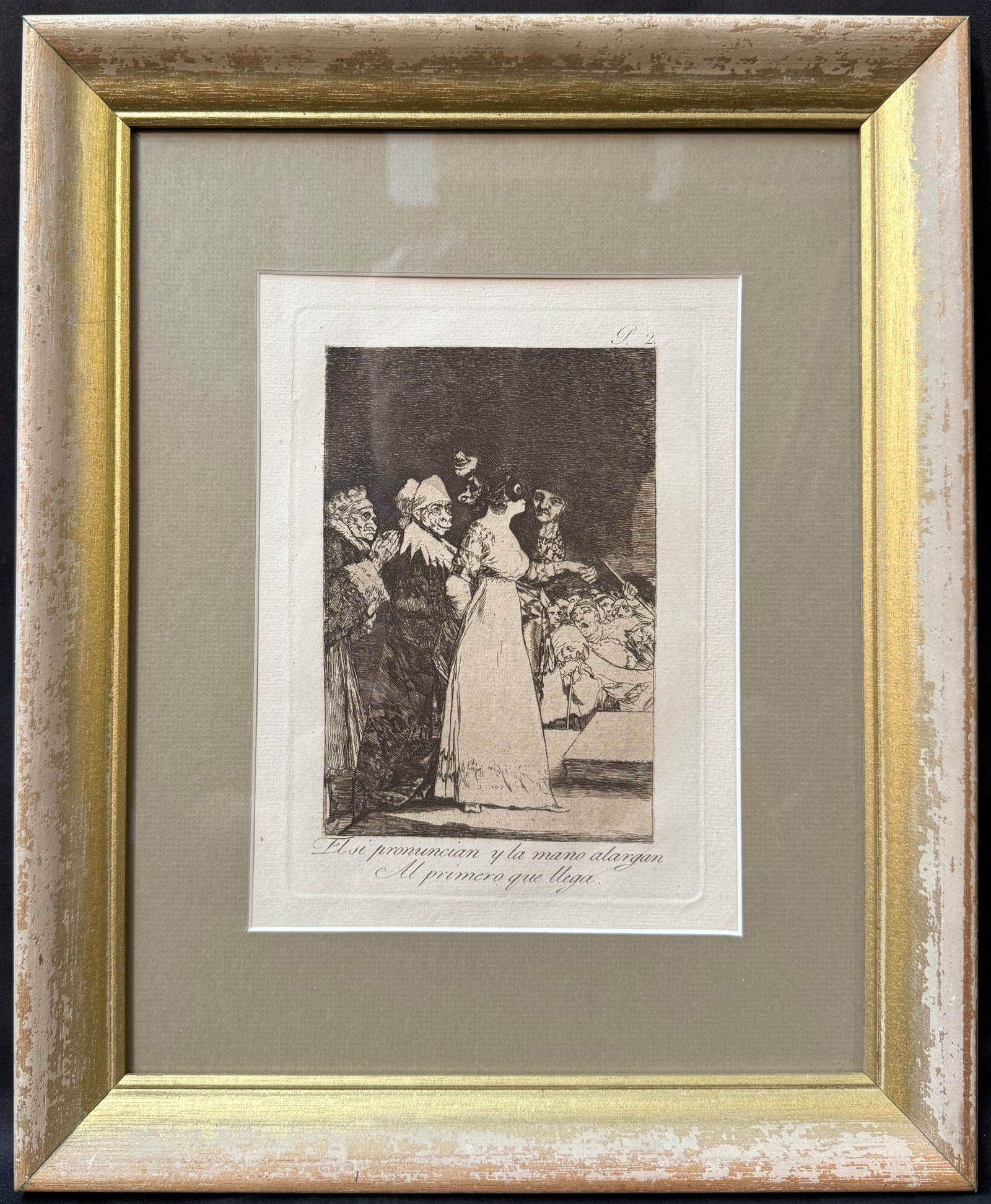 FRANCISCO JOSE DE GOYA Y LUCIENTES (1746-1828), ETCHING AND AQUATINT, 13.5IN x 16.5IN (34cm x 42cm) (1 of 7)