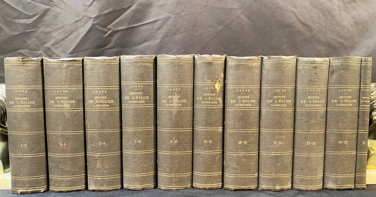 HISTOIRE DE L'EGLISE CATHOLIQUE EN FRANCE, 1862 - 11 VOLUMES (1 of 6)