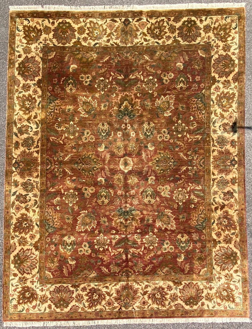 MANSION SIZED JAIPUR HAND KNOTTED WOOL RUG, 11.9 x 15.3 (358cm x 465cm) (1 of 6)
