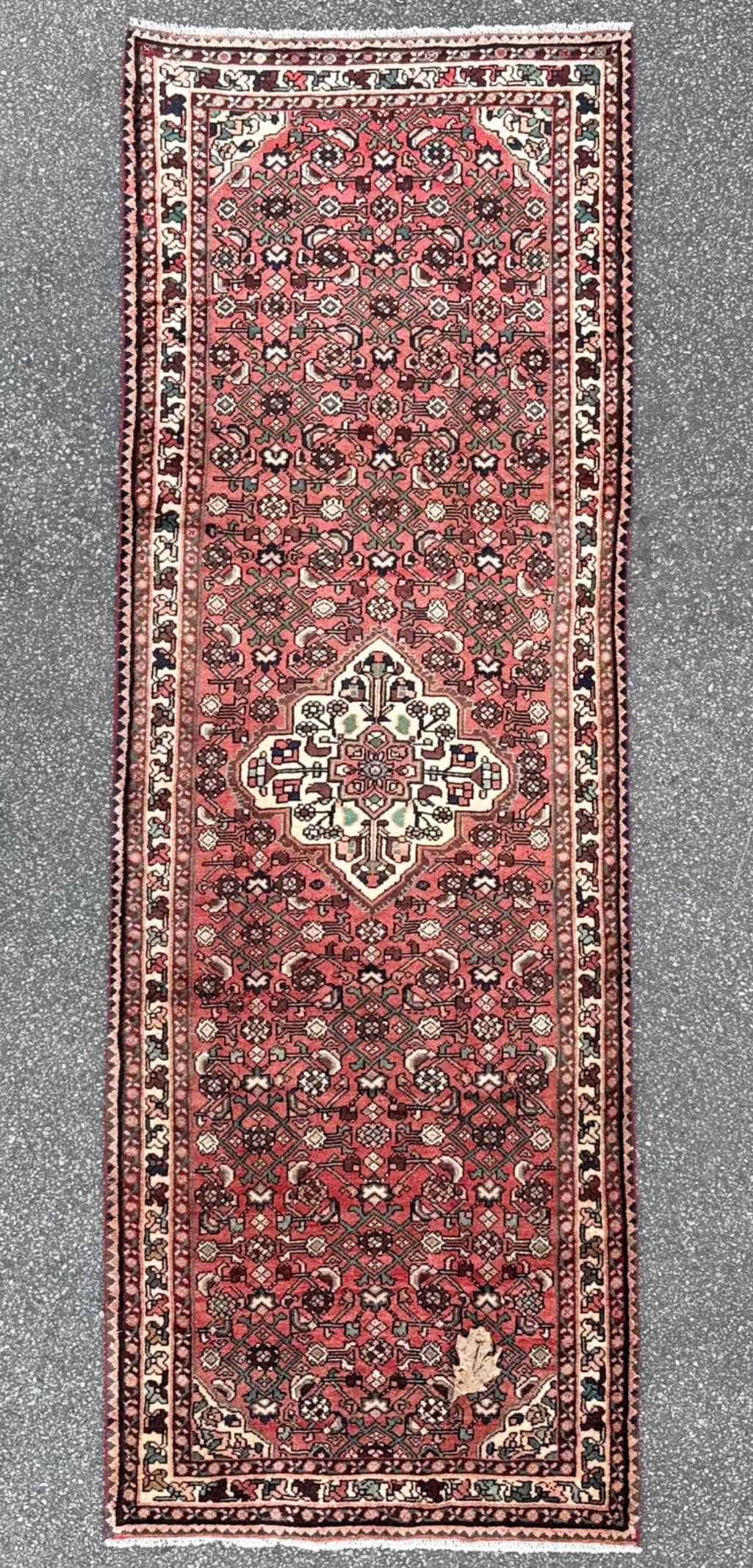 ANTIQUE PERSIAN BIDJAR HAND KNOTTED RUNNER, 3.10 x 11.0 (117cm x 335cm) (1 of 5)