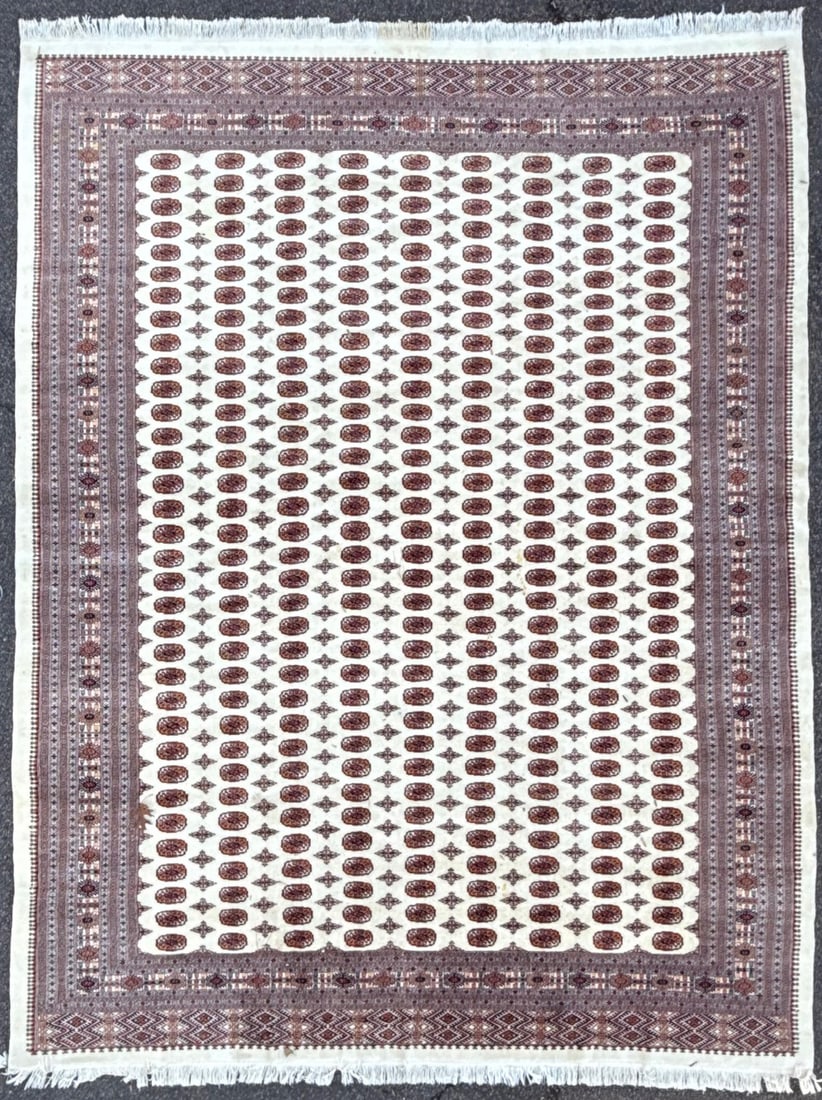 BUKHARA HAND KNOTTED RUG, 10.5 x 13.3 (318cm x 404cm) (1 of 6)