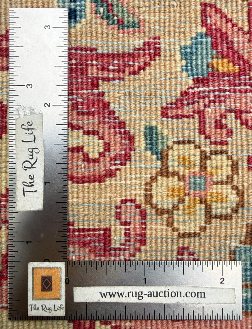MANSION SIZED VINTAGE PERSIAN KERMAN HAND KNOTTED RUG WITH 200+ KPSI, 9.8 x 19.6 (294cm x 594cm) - 6