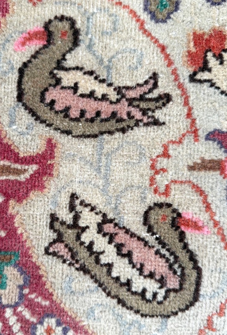 ANTIQUE PERSIAN HAJI JALILI TABRIZ RUG, 7.9 x 11.0 (231cm x 335cm) - 4