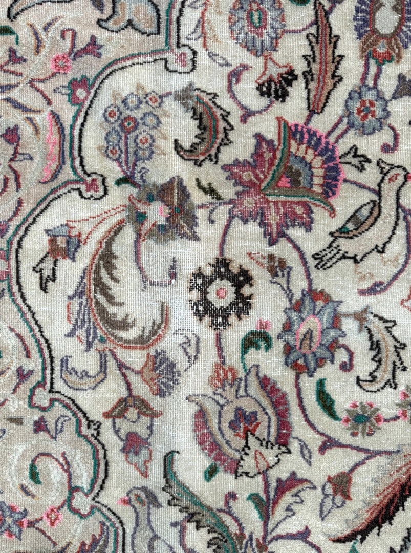 ANTIQUE PERSIAN HAJI JALILI TABRIZ RUG, 7.9 x 11.0 (231cm x 335cm) - 8