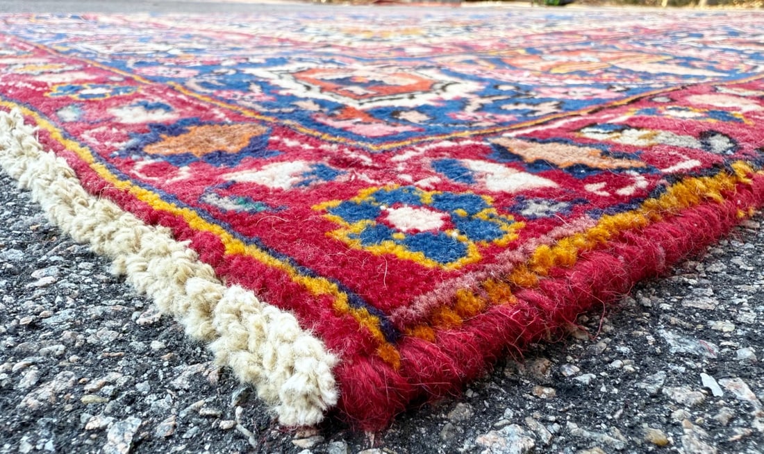 VINTAGE PERSIAN KERMAN HAND KNOTTED RUG, 9.3 x 12.0 (282cm x 366cm) - 4