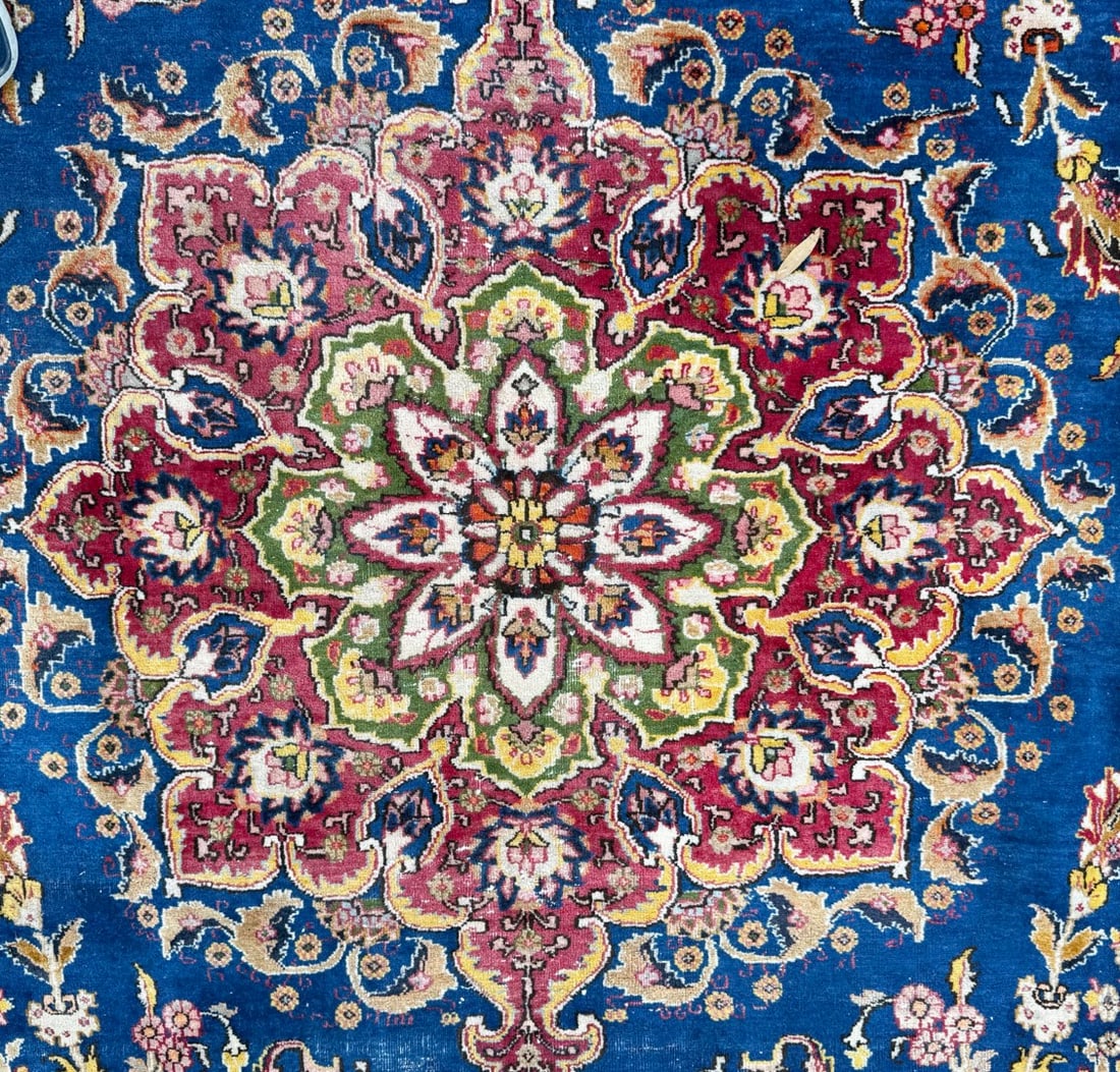 VINTAGE PERSIAN KERMAN HAND KNOTTED RUG, 9.3 x 12.0 (282cm x 366cm) - 6