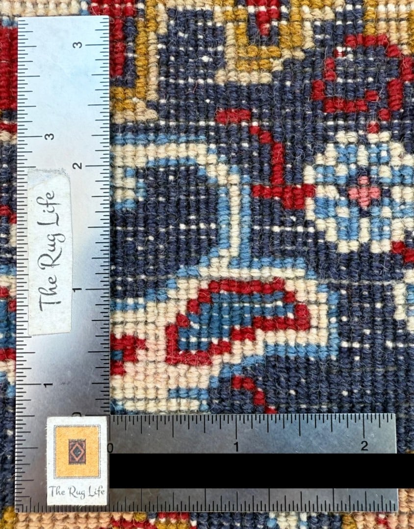 VINTAGE PERSIAN KASHMAR SQUARE HAND KNOTTED RUG, 9.4 x 9.4 (239cm x 239cm) - 6
