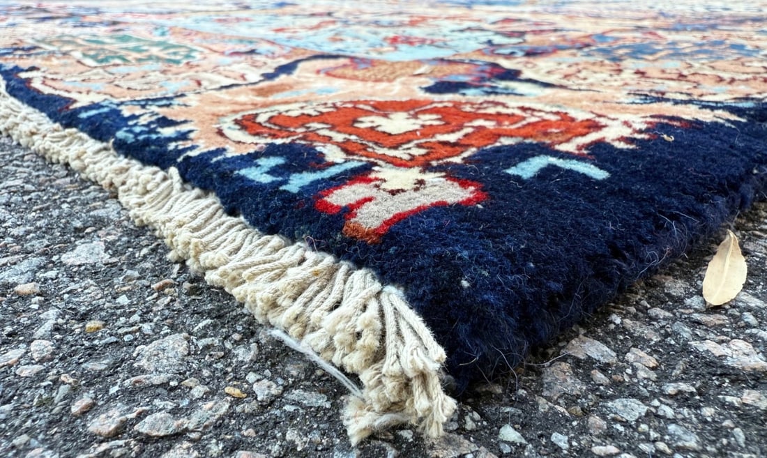 VINTAGE PERSIAN KASHMAR ARCHEOLOGY HAND KNOTTED RUG, 9.6 x 12.9 (290cm x 389cm) - 8