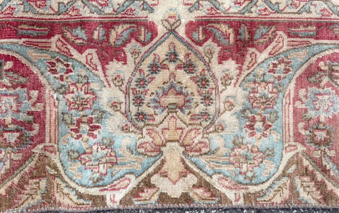 ANTIQUE PERSIAN KASHMAR ARCHEOLOGY HAND KNOTTED RUG, 9.8 x 12.0 (295cm x 366cm) - 7