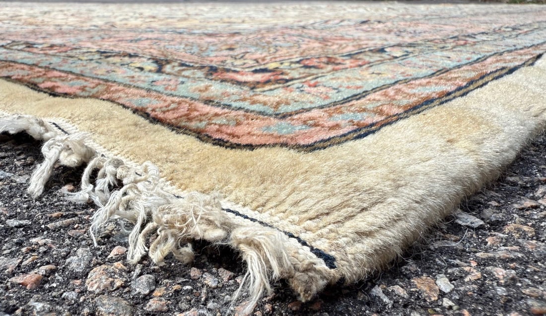 MANSION SIZED PERSIAN KASHAN HAND KNOTTED RUG, 10.10 x 20.10 (330cm x 635cm) - 6