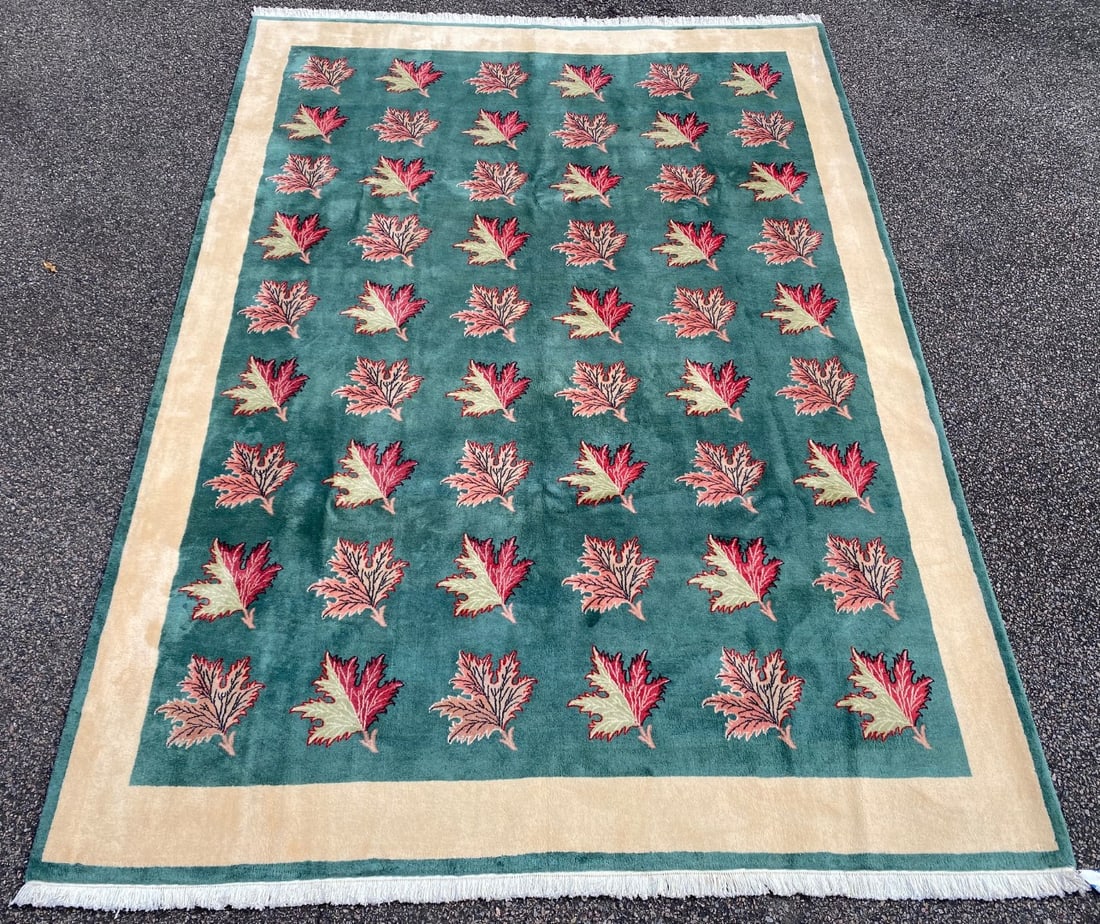MODERN, NEW PERSIAN HAND KNOTTED RUG WITH 200+ KPSI, 7.0 x 9.5 (213cm x 287cm) - 2