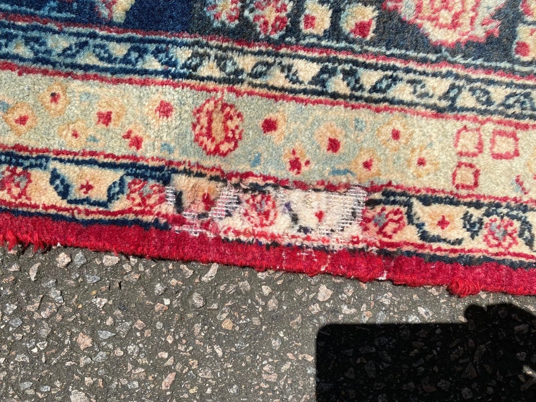 VINTAGE PERSIAN HAMADAN HAND KNOTTED RUG - 6.6 x 9.9, 198cm x 295cm - 9