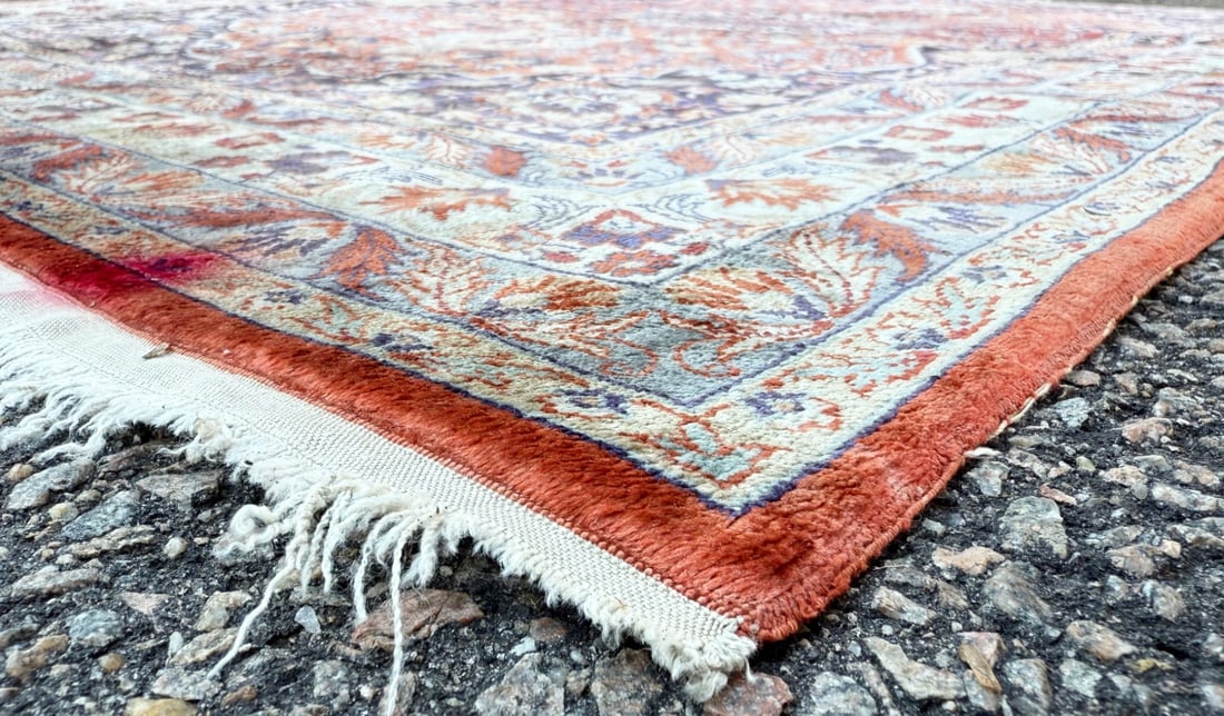 KASHMIR WOOL HAND KNOTTED RUG WITH 650+ KPSI, 3.0 x 4.11 (91cm x 150cm) - 2