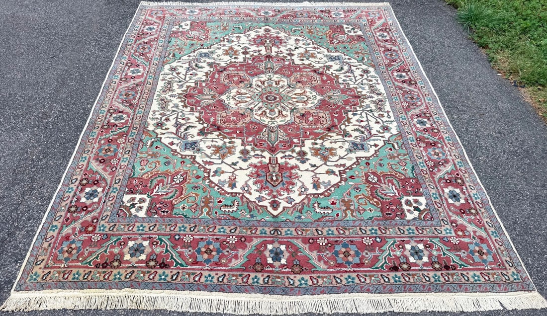 HERIZ HAND KNOTTED RUG, 8.0 x 10.0 (244cm x 305cm) - 2