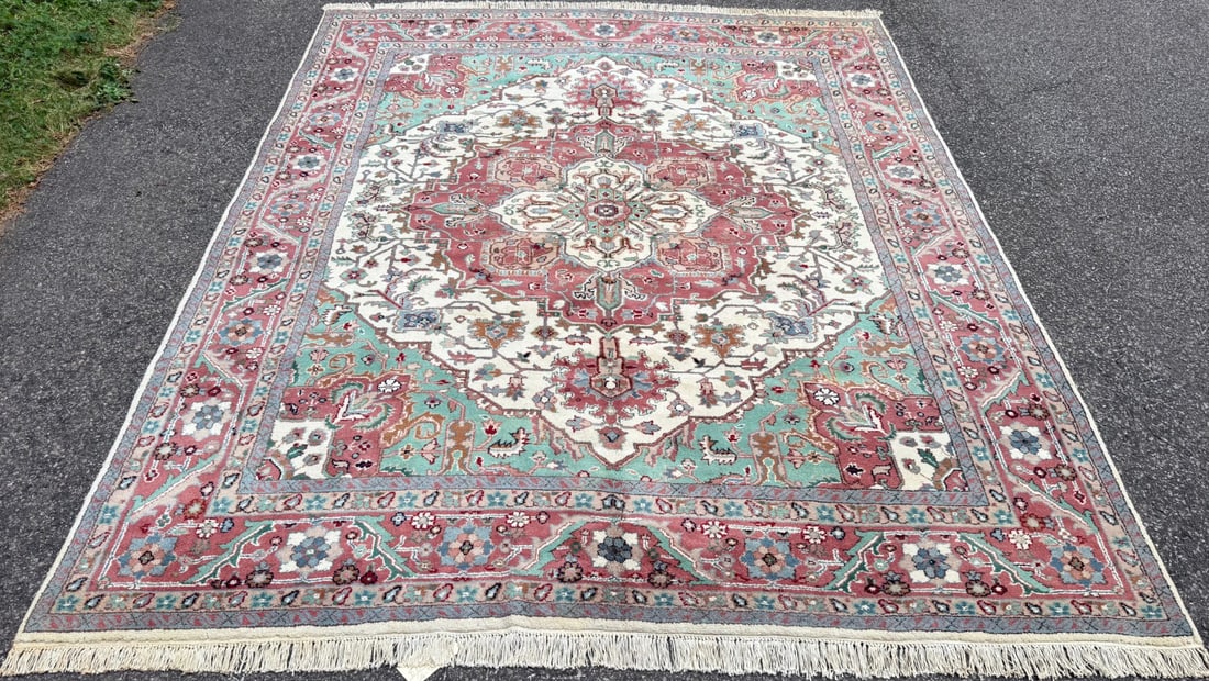 HERIZ HAND KNOTTED RUG, 8.0 x 10.0 (244cm x 305cm) - 3