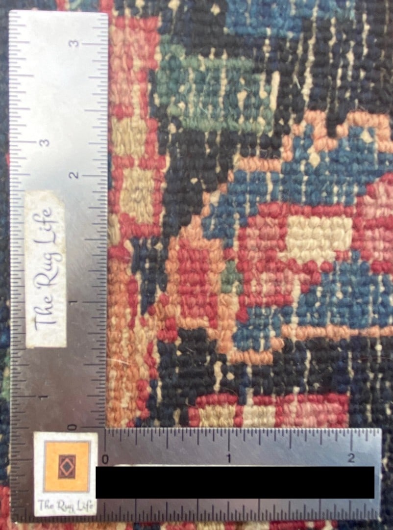 ANTIQUE SIGNED PERSIAN ISFAHAN HAND KNOTTED RUG, DISTRESSED, 9.6 x 12.9 (290cm x 389cm) - 7