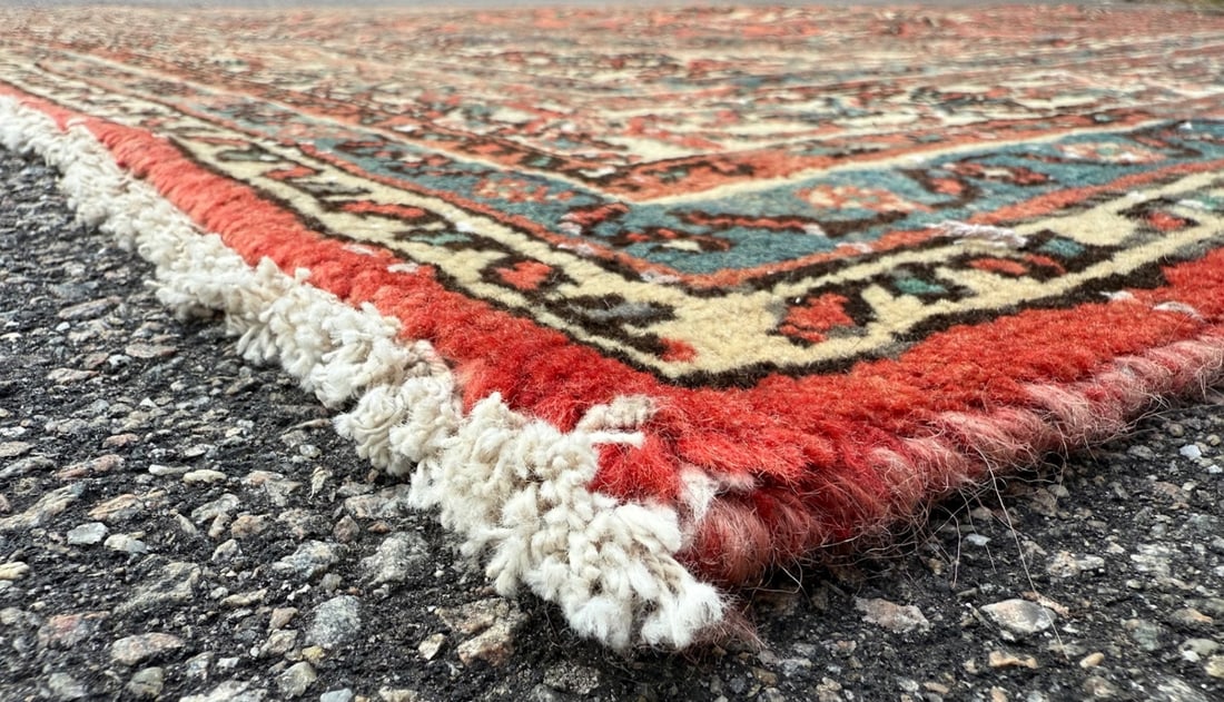 ANTIQUE PERSIAN BIDJAR HAND KNOTTED RUG, 7.0 x 10.4 (213cm x 315cm) - 4