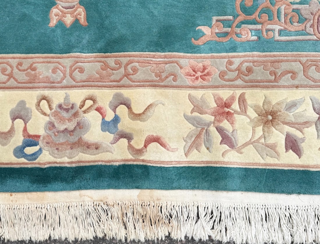 SINO ART DECO HAND KNOTTED RUG, 9.0 x 12.3 (274cm x 373cm) - 6