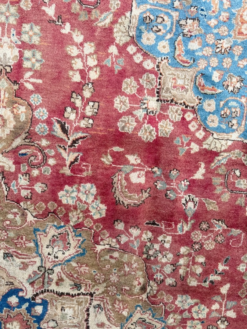 ANTIQUE PERSIAN SULTANABAD HAND KNOTTED RUG, 9.6 x 12.6 (290cm x 381cm) - 4