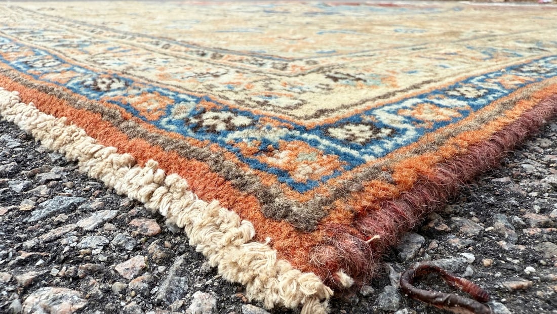 ANTIQUE PERSIAN SULTANABAD HAND KNOTTED RUG, 9.6 x 12.6 (290cm x 381cm) - 5