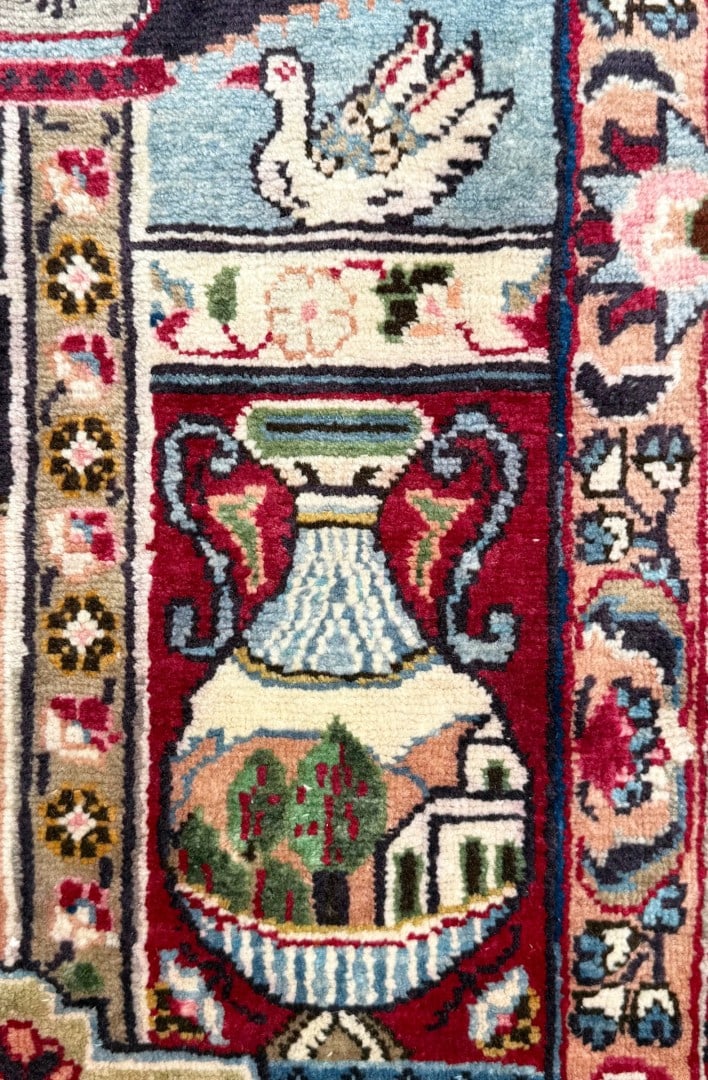 ANTIQUE PERSIAN KASHMAR ARCHEOLOGY HAND KNOTTED RUG, 8.2 x 11.0 (249cm x 335cm) - 7