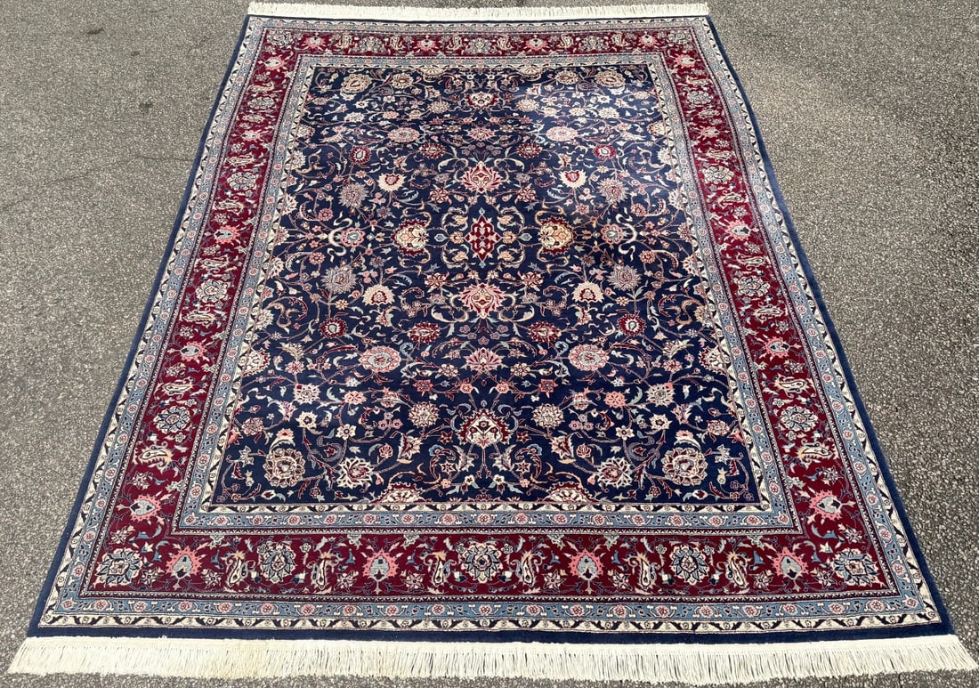 SAROUK HAND KNOTTED RUG, 7.9 x 10.0 (236cm x 305cm) - 3