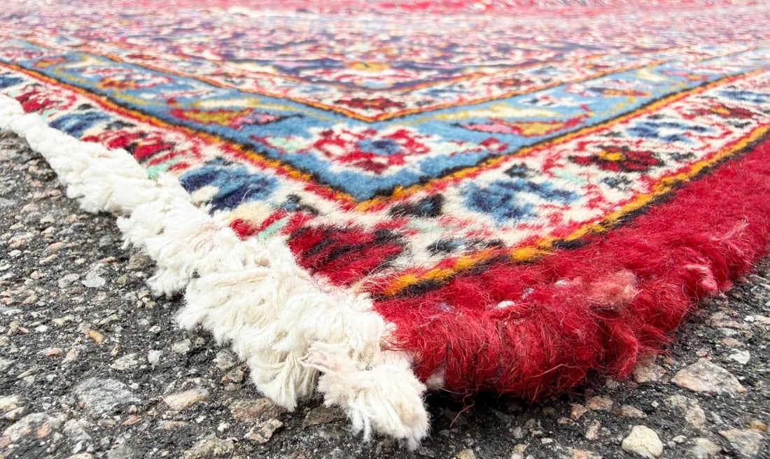 VINTAGE PERSIAN CLASSIC KASHAN HAND KNOTTED RUG, 9.8 x 13.5 (295cm x 409cm) - 4