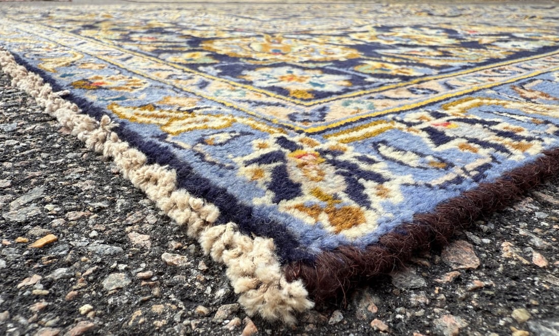 ANTIQUE PERSIAN NAIN HAND KNOTTED RUG, 9.8 x 13.0 (295cm x 396cm) - 4