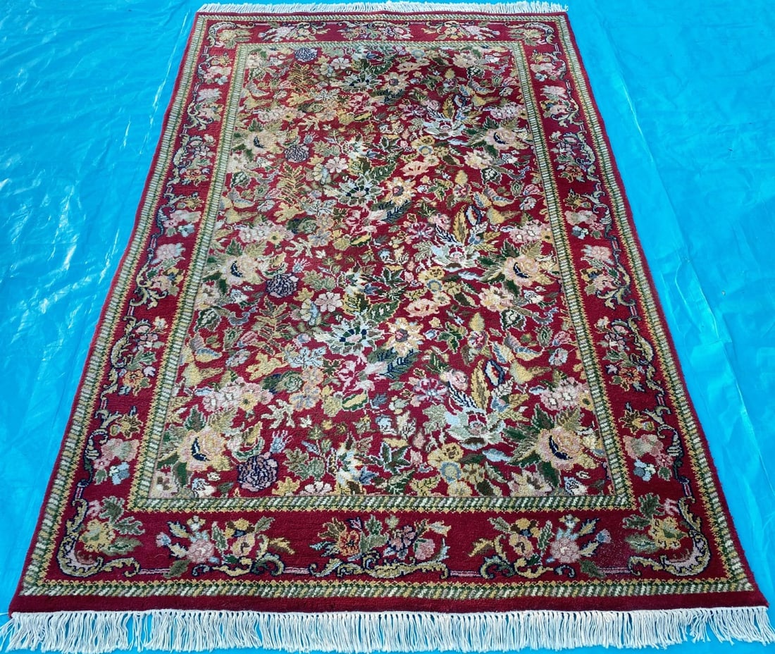 JAIPUR HAND KNOTTED WOOL RUG, 5.6 x 8.6 (168cm x 259cm) - 3