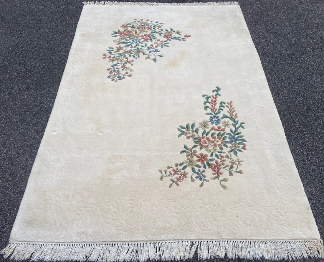 ART DECO HAND KNOTTED RUG, 6.0 x 9.1 (183cm x 277cm) - 2