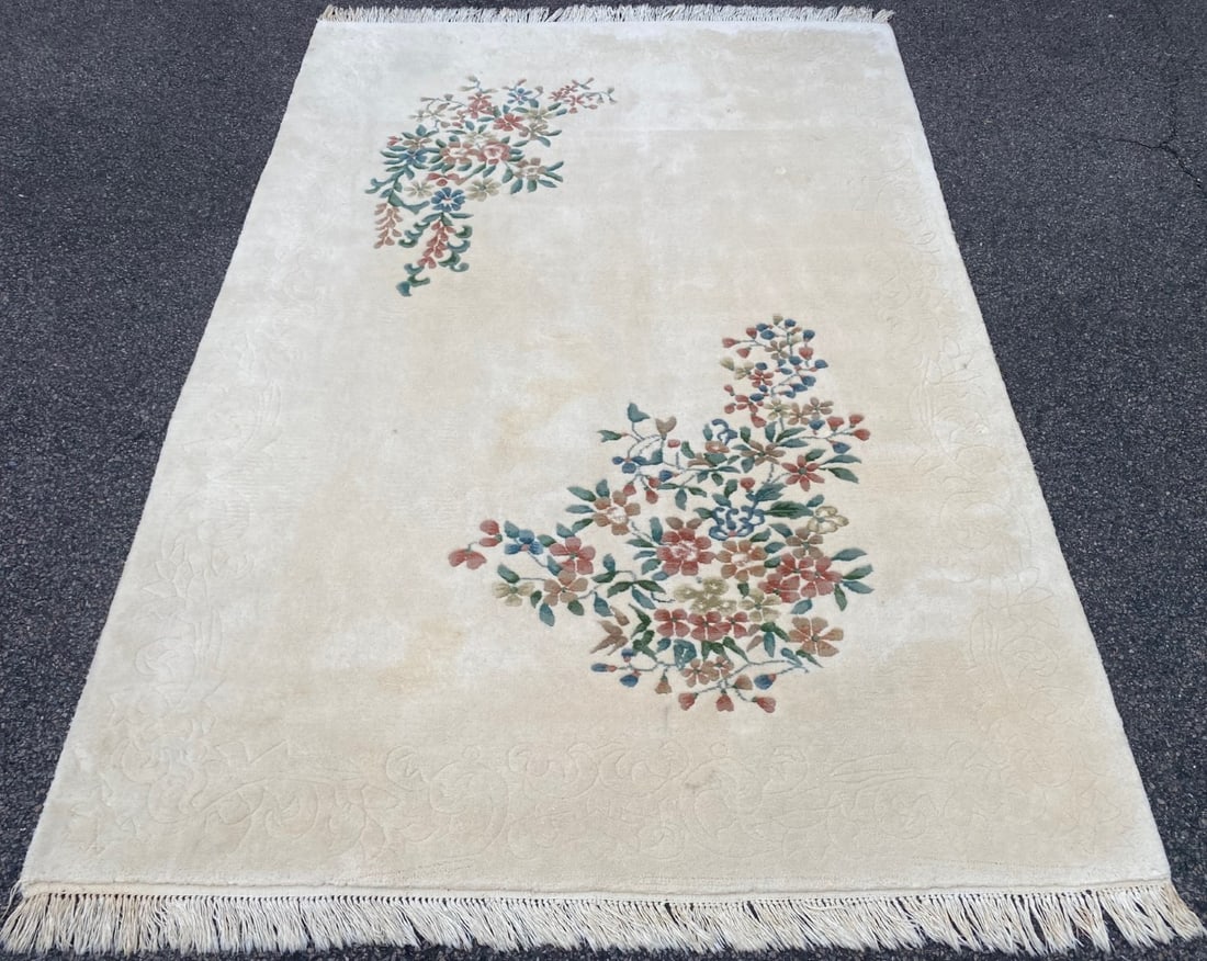 ART DECO HAND KNOTTED RUG, 6.0 x 9.1 (183cm x 277cm) - 3
