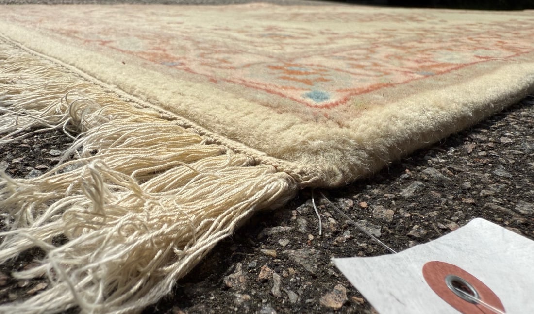 EXTRA LONG KERMAN HAND KNOTTED RUNNER, 2.7 x 13.8 (79cm x 417cm) - 4