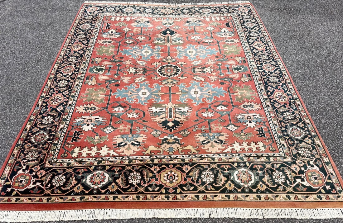 VINTAGE MAHAL HAND KNOTTED RUG, 8.1 x 11.0 (246cm x 335cm) - 3