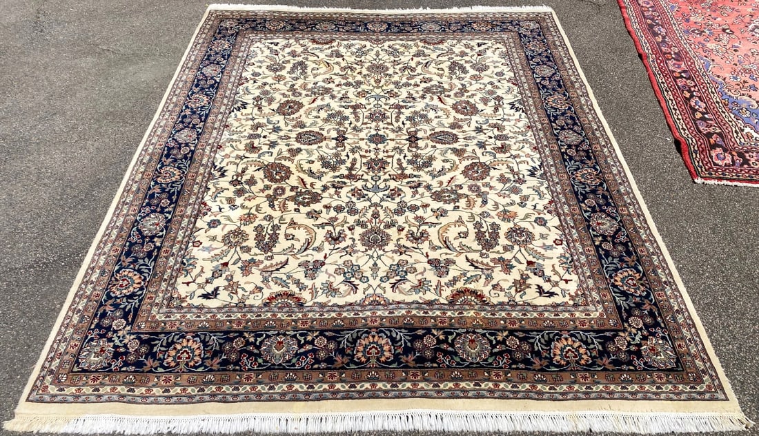 KASHAN HAND KNOTTED RUG, 8.0 x 10.5 (244cm x 318cm) - 3