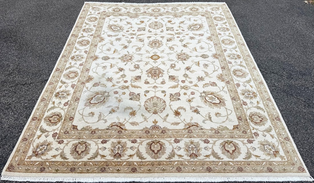 PESHAWAR HAND KNOTTED RUG, 7.7 x 10.1 (231cm x 307cm) - 2