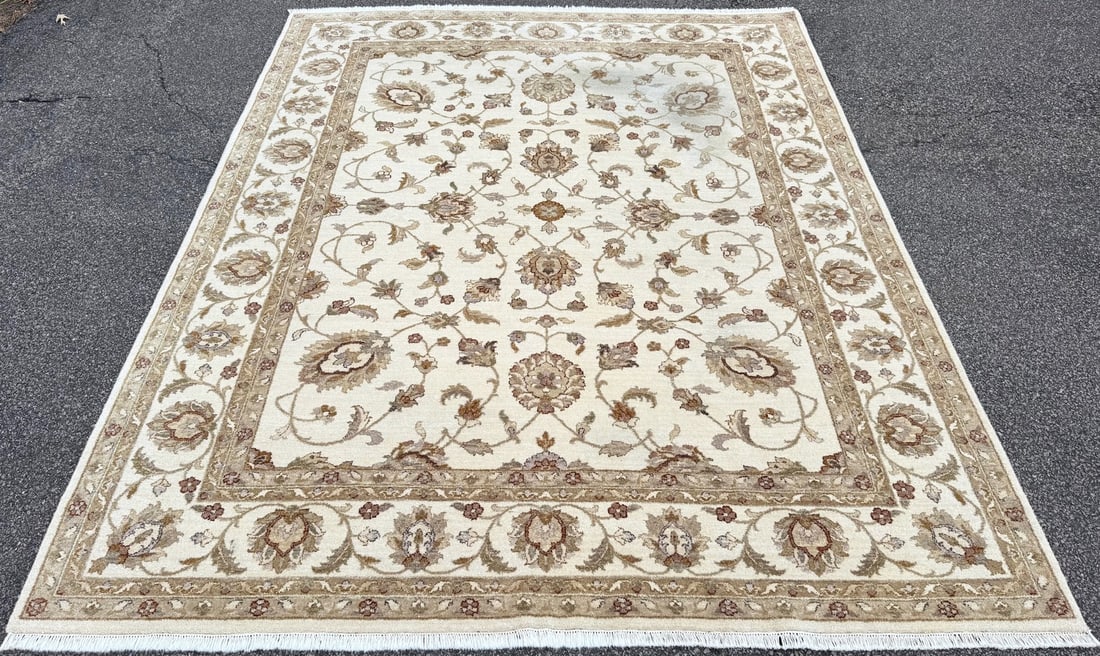 PESHAWAR HAND KNOTTED RUG, 7.7 x 10.1 (231cm x 307cm) - 3