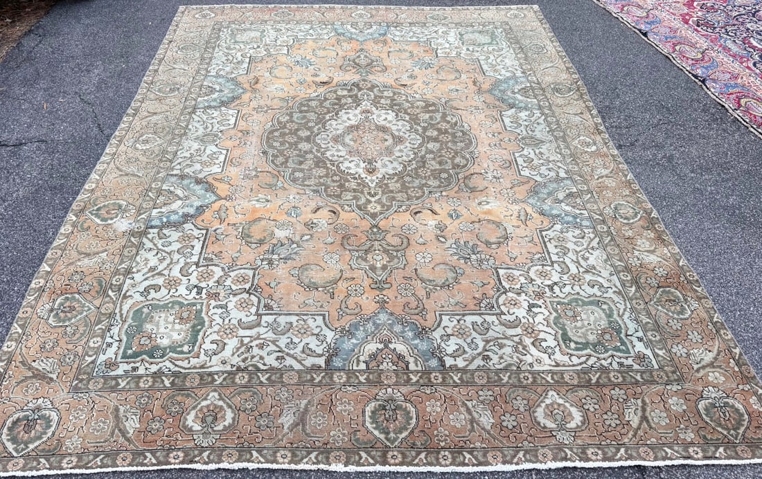 ANTIQUE PERSIAN SAROUK HAND KNOTTED, 9.7 x 13.0 (292cm x 396cm) - 3