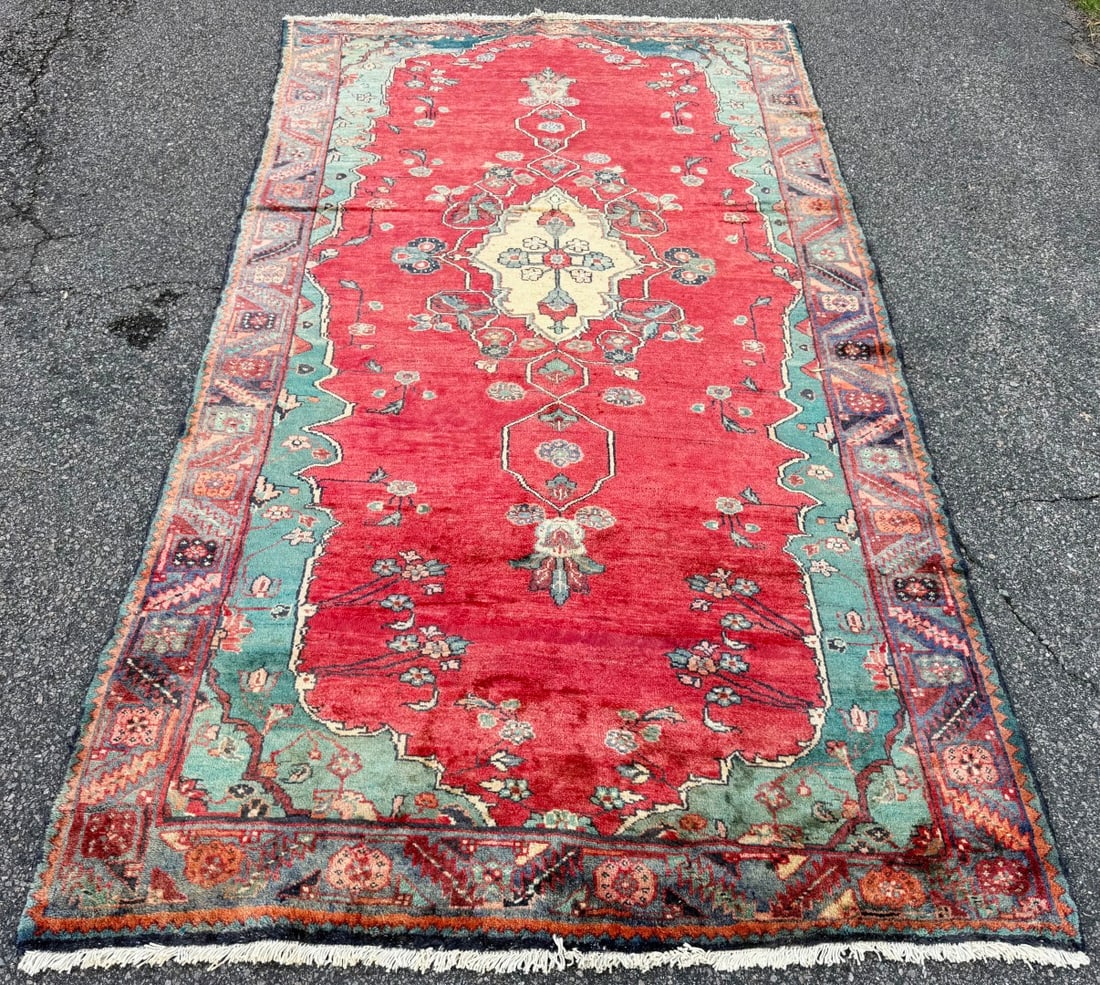 ANTIQUE PERSIAN MALAYER HAND KNOTTED RUG, 5.2 x 9.2 (157cm x 279cm) - 2
