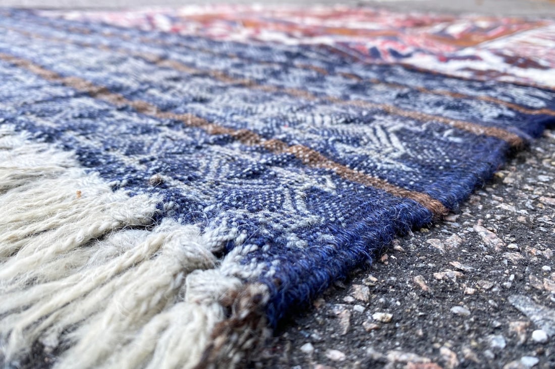 TRIBAL BALOUCH HAND KNOTTED RUG, 2.10 x 5.2 (86cm x 157cm) - 2