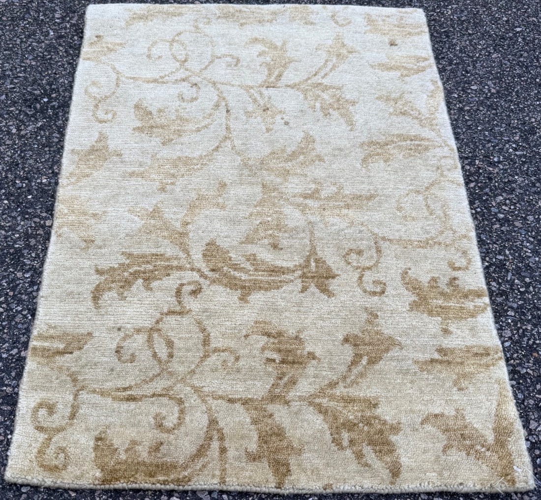 TIBETAN MODERN HAND KNOTTED RUG, 2.0 x 3.0 (61cm x 91cm) - 2