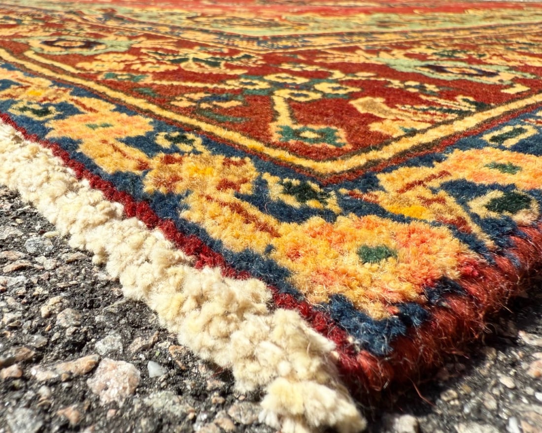 ANTIQUE PERSIAN TABRIZ HAND KNOTTED RUG, 7.2 x 10.0 (218cm x 305cm) - 4