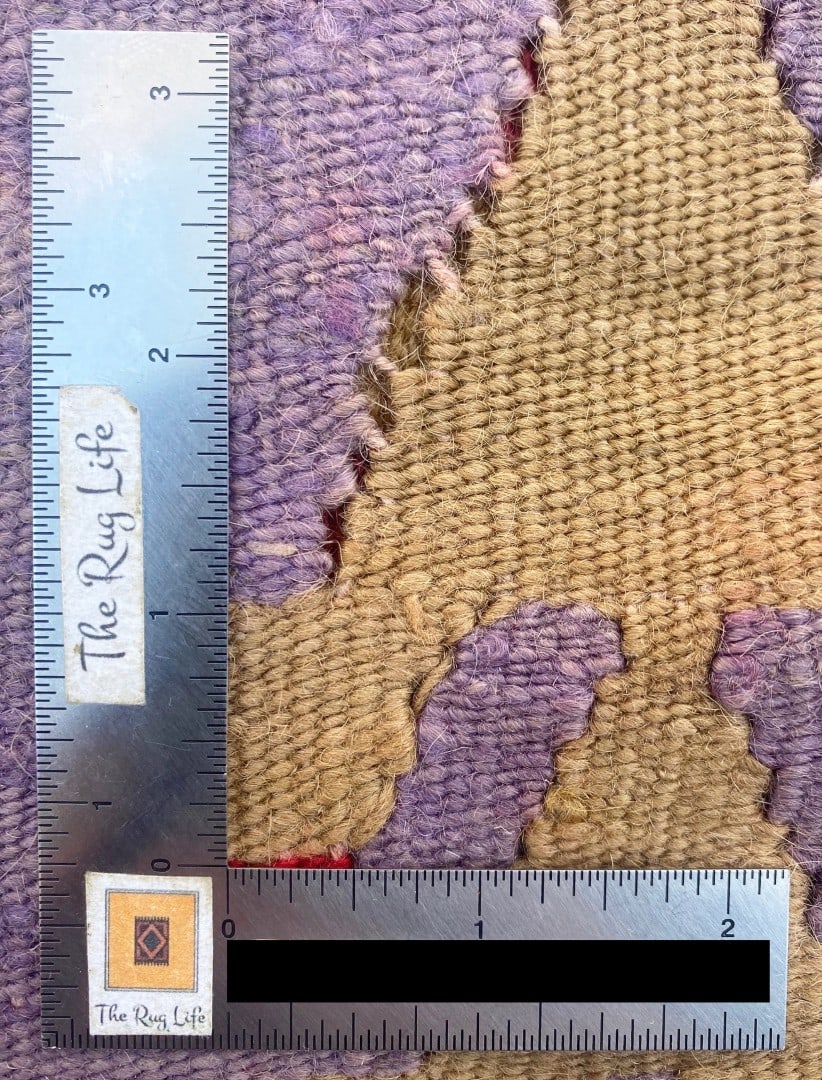 VINTAGE QASHQAI KILIM HAND KNOTTED RUG, DISTRESSED, 5.9 x 9.7 (175cm x 292cm) - 5